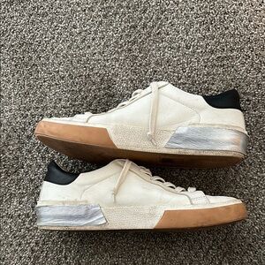 Women’s Dolce Vita White and Black Sneakers